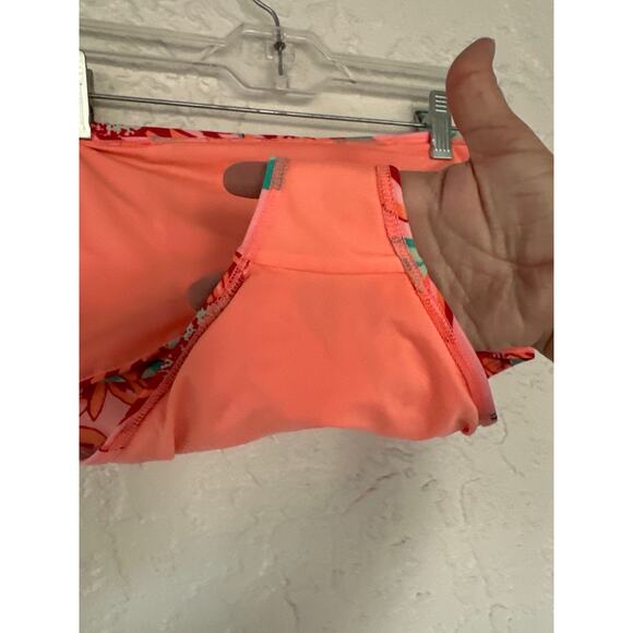 EUC Aerie 2-Piece Halter Hi-Rise Swimsuit - Size Small Tropical - Floral - Pink - Picture 11 of 11